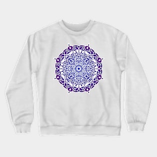 Purple mandala Crewneck Sweatshirt